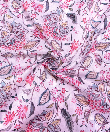 Printed Chanderi Fabric